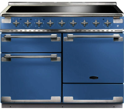 RANGEMASTER  Elise 110 Electric Induction Range Cooker - China Blue & Chrome